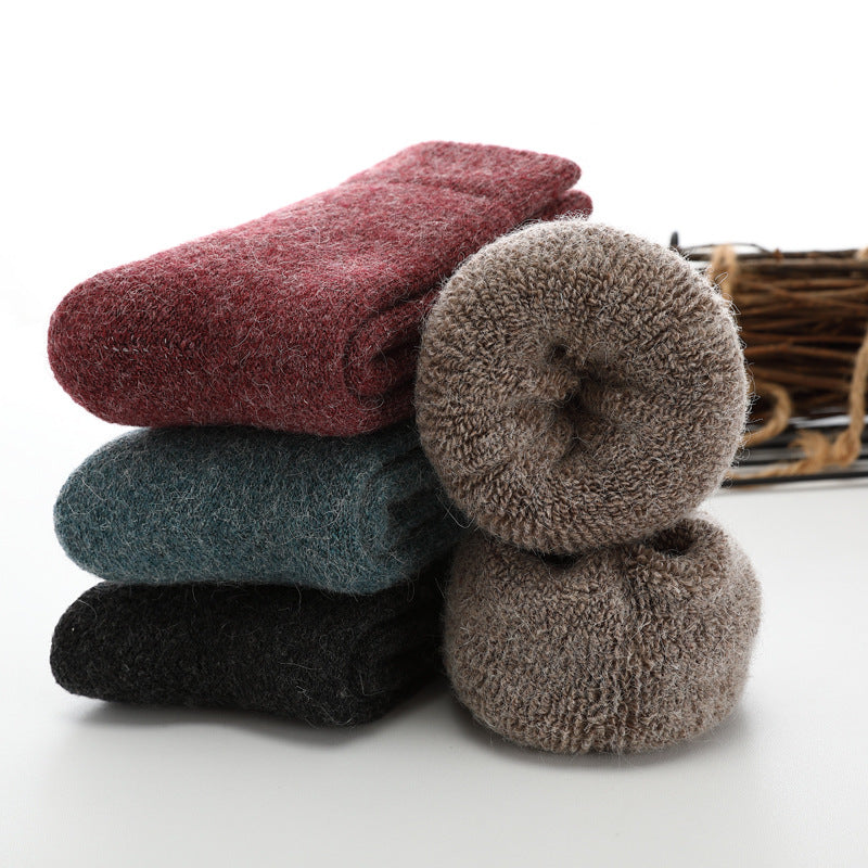 Thermal Plush Wool Socks