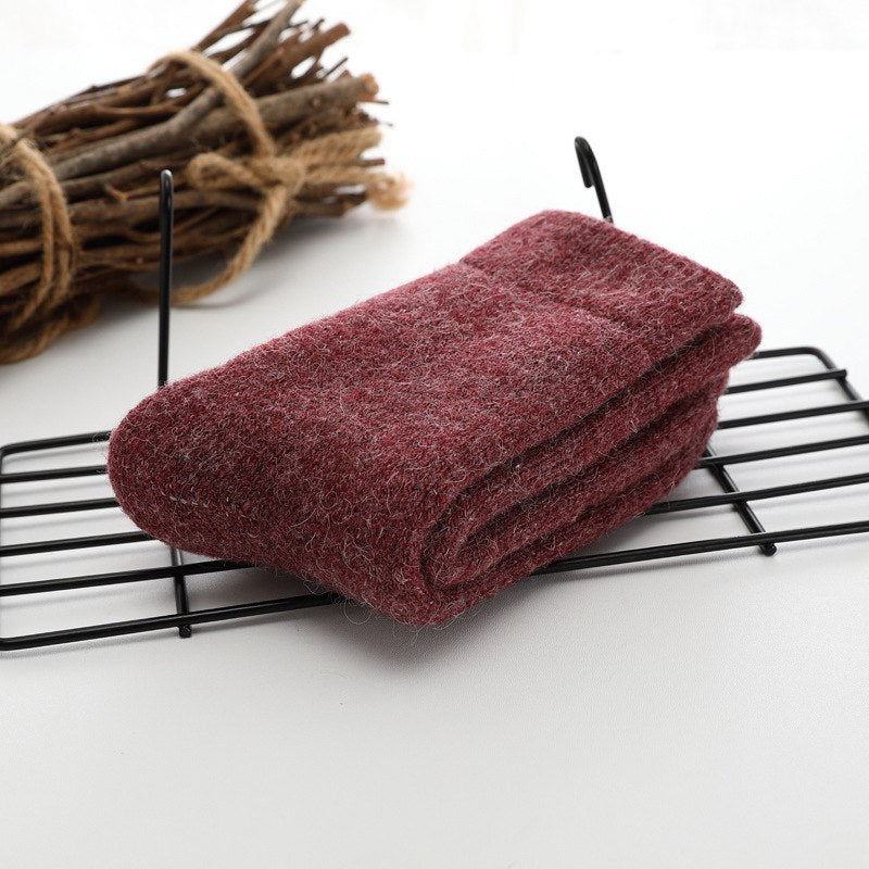 Thermal Plush Wool Socks